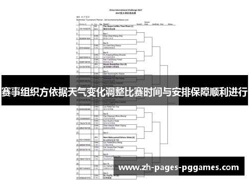 赛事组织方依据天气变化调整比赛时间与安排保障顺利进行 赛事组织方依据天气变化调整比赛时间与安排保障顺利进行